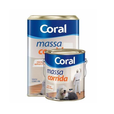Massa Corrida Coral Coralar 6,0 Kg Menor preço em Massa Corrida Coral Coralar 6,0 Kg