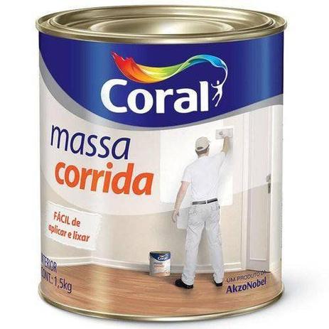 Massa Corrida Pva 1.5kg Branca Coral Menor preço em Massa Corrida Pva 1.5kg Branca Coral