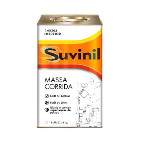 Massa corrida PVA 18 litros branco Suvinil Menor preço em Massa corrida PVA 18 litros branco Suvinil