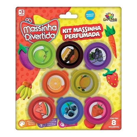 Massa de modelar perfumada cartela com 8 potes com 28 g cada - Art brink é boa?