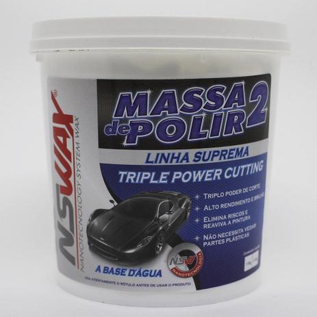 Massa de Polir Nº 2 Triple Power Cutting 1kg NSWAX Menor preço em Massa de Polir Nº 2 Triple Power Cutting 1kg NSWAX