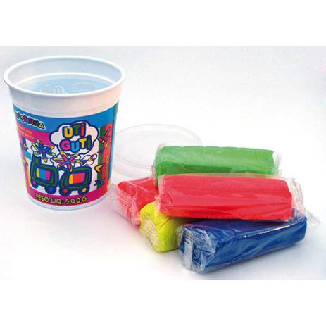 Massa Modelar Licyn Uti Guti 500 g 005 Cores 004001 Menor preço em Massa Modelar Licyn Uti Guti 500 g 005 Cores 004001