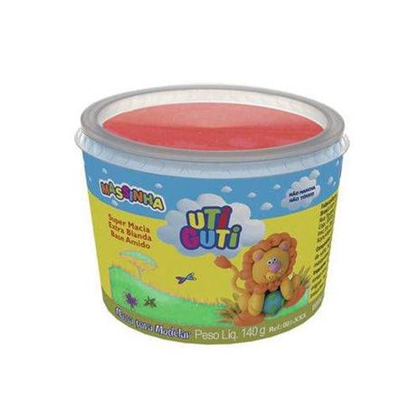 Massa Modelar Licyn Uti Guti Massinha 140 g Vermelho 001-018 Menor preço em Massa Modelar Licyn Uti Guti Massinha 140 g Vermelho 001-018