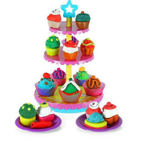 Massa para Modelar Criativa Fabrica de Cupcakes - Homeplay Menor preço em Massa para Modelar Criativa Fabrica de Cupcakes - Homeplay