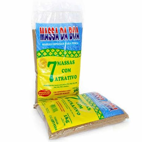 Massa Para Pesca Da Boa 7 Massas com Atrativo 1 kg - Massa da boa é boa?