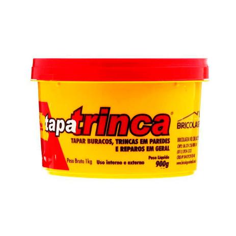 Massa Trinca Parede Tapa Trinca Bricolagem 900g Menor preço em Massa Trinca Parede Tapa Trinca Bricolagem 900g