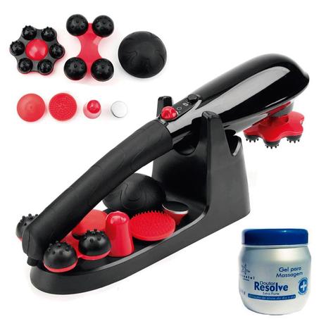 Massageador Elétrico Corporal Recarregável Bivolt + Gel - Cordless massager Menor preço em Massageador Elétrico Corporal Recarregável Bivolt + Gel - Cordless massager