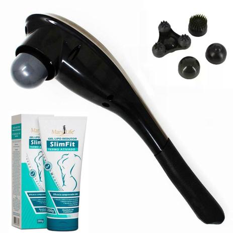 Massageador Redutor de Medidas Sem Fio Bivolt + Gel Lipo Redutor Slimfit - Speed Menor preço em Massageador Redutor de Medidas Sem Fio Bivolt + Gel Lipo Redutor Slimfit - Speed