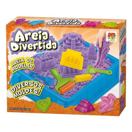 Massinha Areia de Modelar Divertida 900g Castelo 6 Moldes 5 Acessorios Diversos Brinquedo - Dm toys Menor preço em Massinha Areia de Modelar Divertida 900g Castelo 6 Moldes 5 Acessorios Diversos Brinquedo - Dm toys