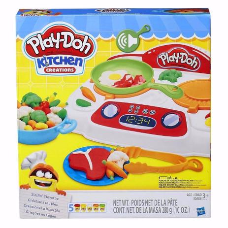 Massinha criações no fogão play-doh kitchen creations - hasbro b9014 Menor preço em Massinha criações no fogão play-doh kitchen creations - hasbro b9014