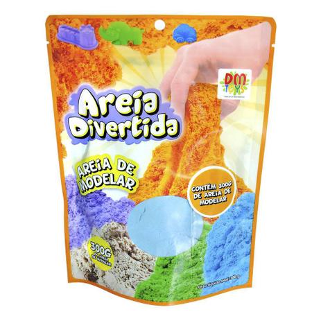 Massinha De Areia Cinética 300g Areia Divertida Kids Refil - Dm brasil é boa?