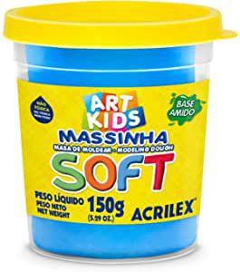 Massinha de modelar - azul - Soft - Acrilex Menor preço em Massinha de modelar - azul - Soft - Acrilex
