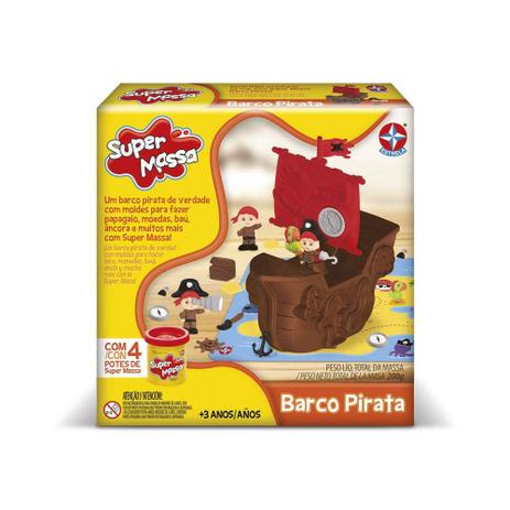 Massinha Estrela Super Massa Barco Pirata - 801692 Menor preço em Massinha Estrela Super Massa Barco Pirata - 801692