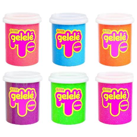 Massinha Gelelé Slime Glitter 152g Unidade - Diversos Menor preço em Massinha Gelelé Slime Glitter 152g Unidade - Diversos