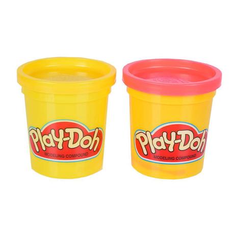 Massinha Play-Doh - 2 Potes Amarelo e Rosa - Hasbro Menor preço em Massinha Play-Doh - 2 Potes Amarelo e Rosa - Hasbro