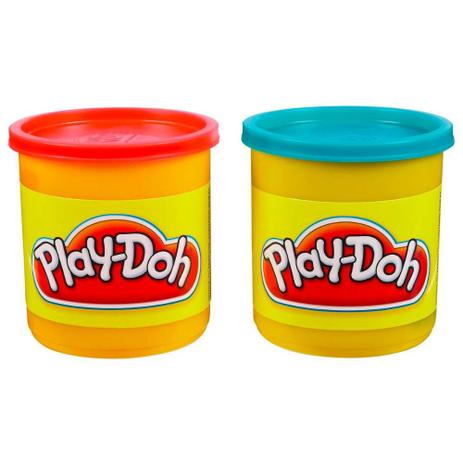 Massinha Play-Doh - 2 Potes Vermelho e Azul - Hasbro é boa?