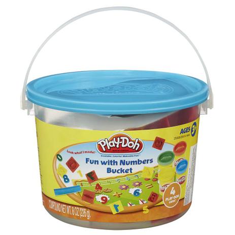 Massinha Play Doh Mini Balde Azul Números - Hasbro - Play-doh é boa?
