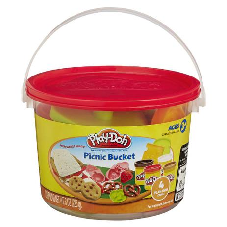 Massinha Play Doh Mini Balde Vermelho Picnic - Hasbro - Play-doh é boa?