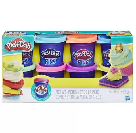 Massinha Play-Doh Plus Hasbro Colorido 8 Potes Hasbro Menor preço em Massinha Play-Doh Plus Hasbro Colorido 8 Potes Hasbro