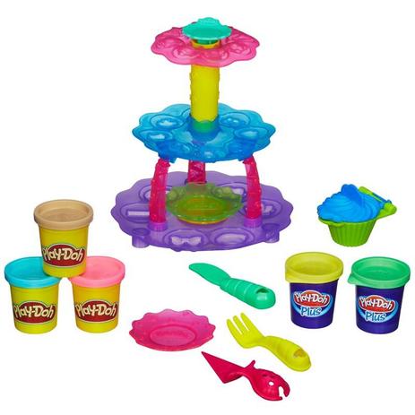 Massinha Play-Doh Torre de Cupcake - Hasbro A5144 Menor preço em Massinha Play-Doh Torre de Cupcake - Hasbro A5144