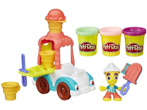 Massinha Play-Doh Town Carro de Sorvete - Hasbro com Acessórios