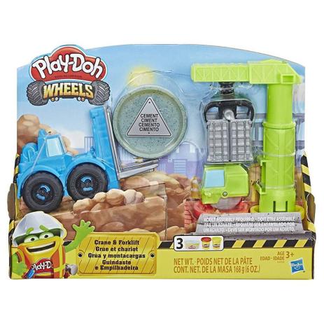 Massinha Play-Doh Wheels Conjunto Guindaste e Empilhadeira - Hasbro Menor preço em Massinha Play-Doh Wheels Conjunto Guindaste e Empilhadeira - Hasbro