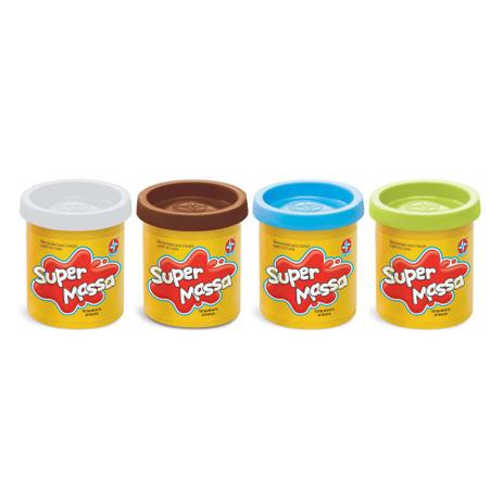 Massinha Super Massa 4X Super Potes - Estrela Menor preço em Massinha Super Massa 4X Super Potes - Estrela