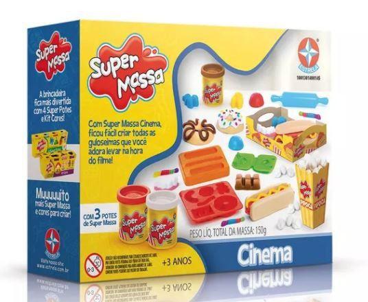 Massinha Super Massa Cinema - Estrela Menor preço em Massinha Super Massa Cinema - Estrela