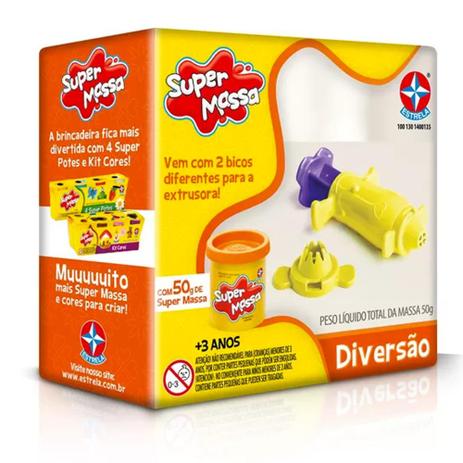 Massinha Super Massa Diversão - Estrela Menor preço em Massinha Super Massa Diversão - Estrela
