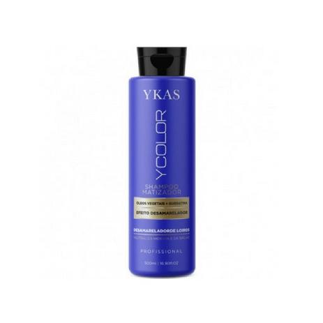 Matizador Shampoo Ykas 500ml Menor preço em Matizador Shampoo Ykas 500ml