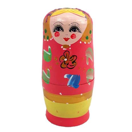 Matrioska Boneca Russa 14 cm Rosa B com 6 - Milly Menor preço em Matrioska Boneca Russa 14 cm Rosa B com 6 - Milly