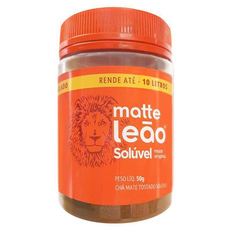Matte Leão - Chá mate natural solúvel 50g em pote -