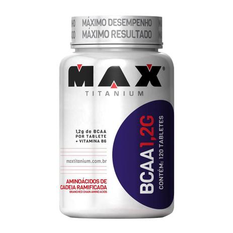 Max Titanium BCAA 1,2 120 TABS Menor preço em Max Titanium BCAA 1,2 120 TABS