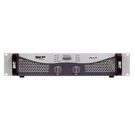 Max420 - Amplificador Estéreo 2 Canais 400w Max 420 - Skp Menor preço em Max420 - Amplificador Estéreo 2 Canais 400w Max 420 - Skp