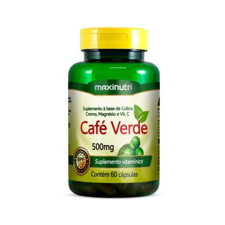 Maxinutri Café verde + Colina, Cromo, Magnésio e Vitamina C C/60 Menor preço em Maxinutri Café verde + Colina, Cromo, Magnésio e Vitamina C C/60