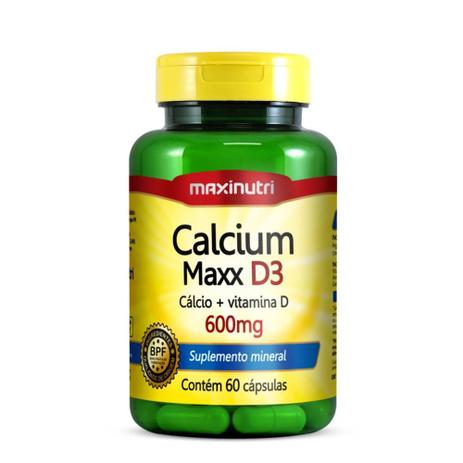 Maxinutri Calcium Maxx D3 C/60 Menor preço em Maxinutri Calcium Maxx D3 C/60