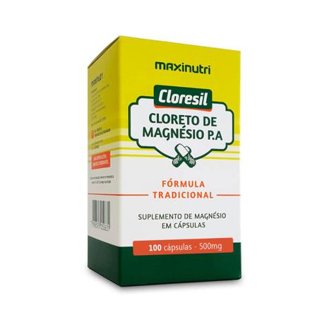 Menor preço em Maxinutri Cloresil Cloreto de Magnésio P.A 500mg C/100