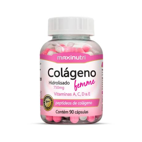 Maxinutri Colágeno Femme 750mg Menor preço em Maxinutri Colágeno Femme 750mg
