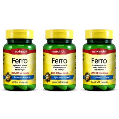 Maxinutri Ferro Quelato C/60 (Kit C/03) é boa?