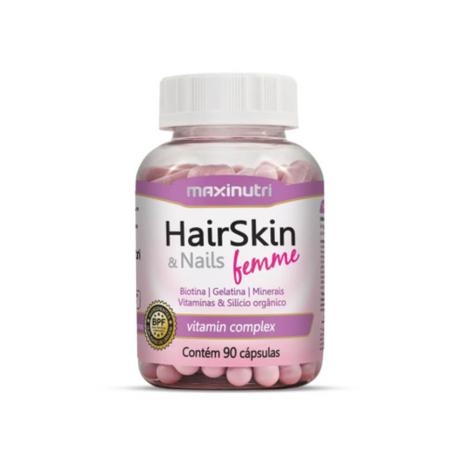 Maxinutri Hairskin Femme C/90 Menor preço em Maxinutri Hairskin Femme C/90