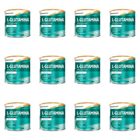 Maxinutri L- Glutamina Pura 300g (Kit C/12) Menor preço em Maxinutri L- Glutamina Pura 300g (Kit C/12)