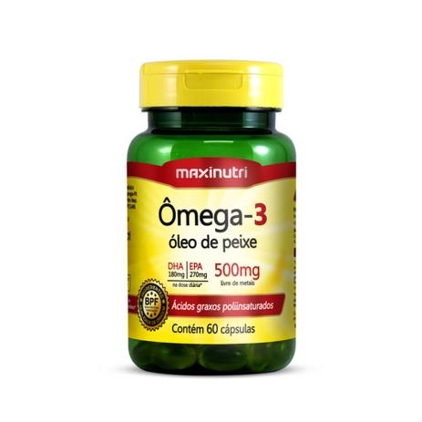 Maxinutri Omega 3 500mg C/60 Menor preço em Maxinutri Omega 3 500mg C/60