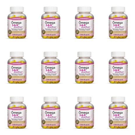 Maxinutri Omega 3/6/9 1g C/60 (Kit C/12) Menor preço em Maxinutri Omega 3/6/9 1g C/60 (Kit C/12)