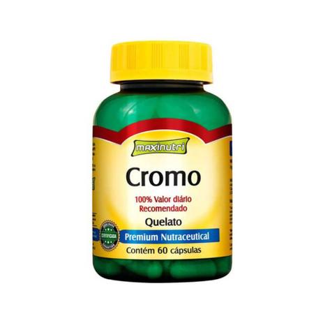 Maxinutri Picolinato de Cromo 35mg C/60 Menor preço em Maxinutri Picolinato de Cromo 35mg C/60