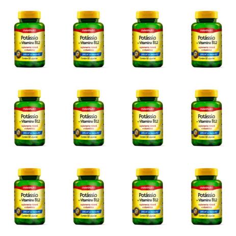 Maxinutri Potassio + Vitamina B12 C/60 (Kit C/12) Menor preço em Maxinutri Potassio + Vitamina B12 C/60 (Kit C/12)