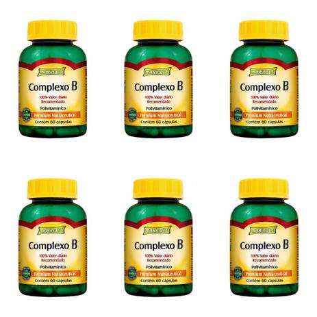Maxinutri Vitamina Complexo B 250mg C/60 (Kit C/06) Menor preço em Maxinutri Vitamina Complexo B 250mg C/60 (Kit C/06)
