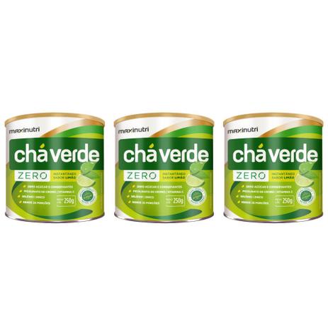 Maxinutri Zero Chá Verde 250mg (Kit C/03) Menor preço em Maxinutri Zero Chá Verde 250mg (Kit C/03)