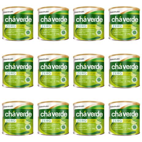 Maxinutri Zero Chá Verde 250mg (Kit C/12) Menor preço em Maxinutri Zero Chá Verde 250mg (Kit C/12)