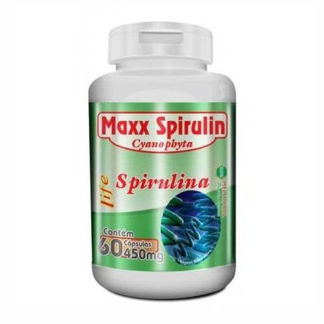 Maxx Spirulin 450mg - 60 Cápsulas - Melcoprol Menor preço em Maxx Spirulin 450mg - 60 Cápsulas - Melcoprol