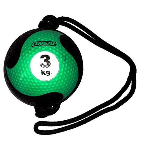 Medicine Ball 3Kg com Corda - Oneal Menor preço em Medicine Ball 3Kg com Corda - Oneal